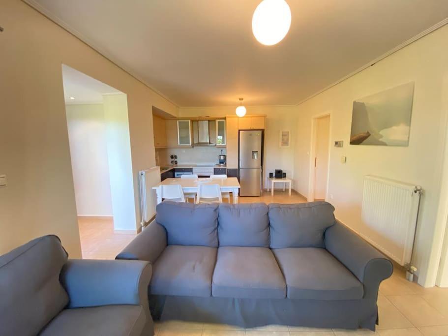 Cozy 2 Room Apartment With Garden Near Athens Air-Port Artemida  Dış mekan fotoğraf