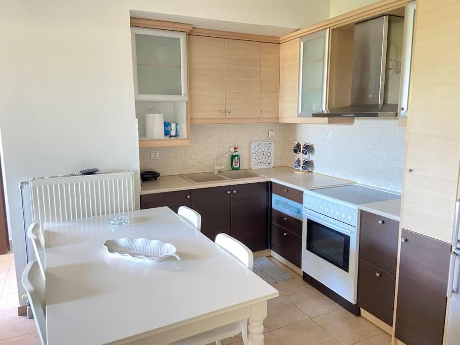 Cozy 2 Room Apartment With Garden Near Athens Air-Port Artemida  Dış mekan fotoğraf